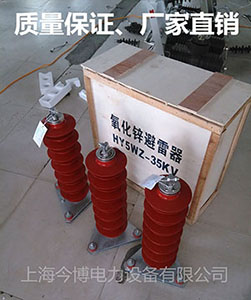 HY5WZ-51/134氧化鋅避雷器矽橡膠HY5WX-51/134複合外套金屬避雷器
